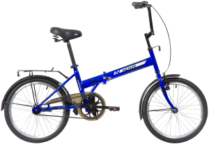 Велосипед Novatrack 20" TG-30 скл., торм. нож. и ручн., синий 